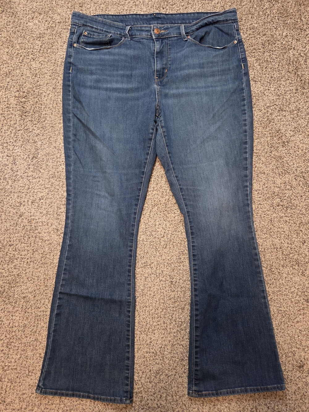 Signature Levi Strauss Mid Rise Bootcut Jeans 16M